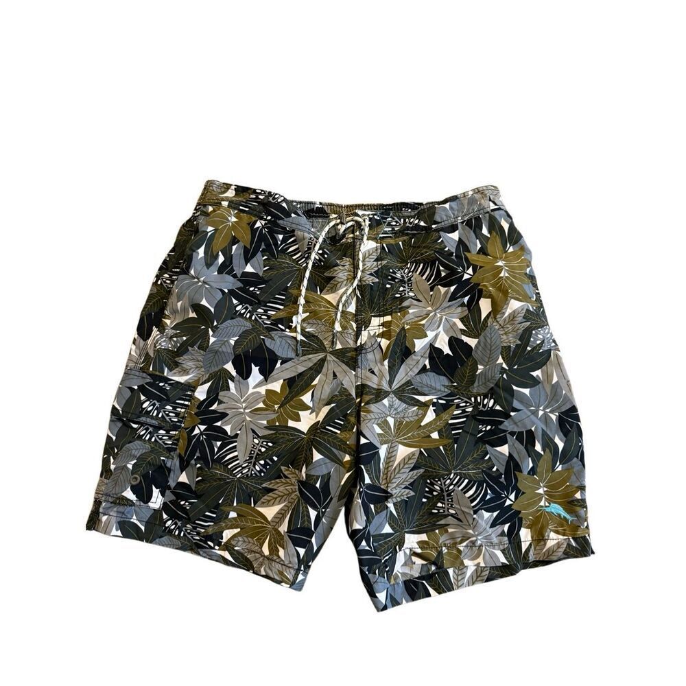 Tommy Bahama Lined Relax Palm Trees Board Shorts Large